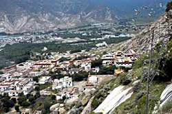 se ra as viewed from Chöding Hermitage (chos sdings ri khrod).